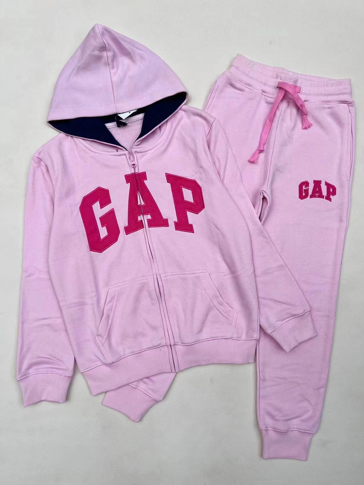 Pink kids tracksuit