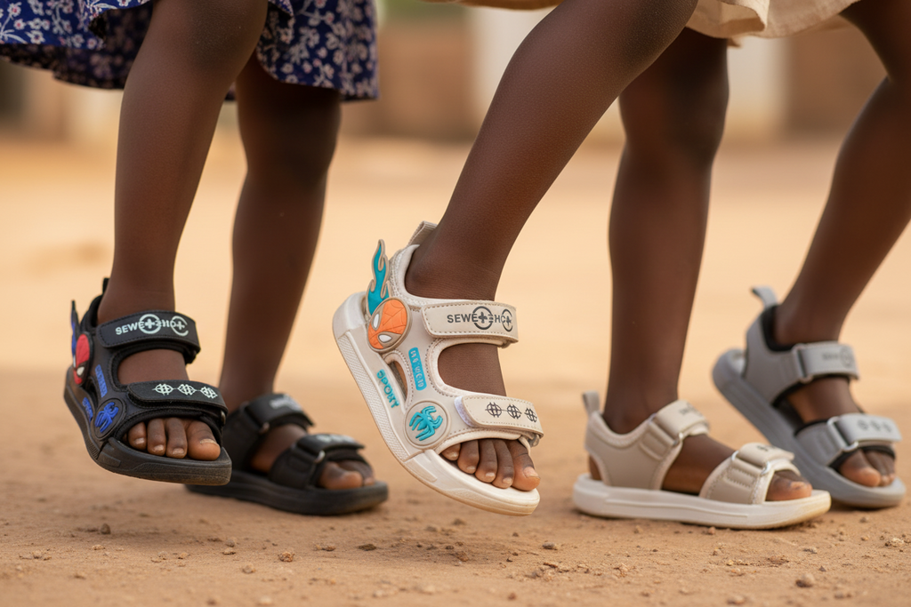 Spiderman High Quality Boys Open Shoes | Sizes: 21-25