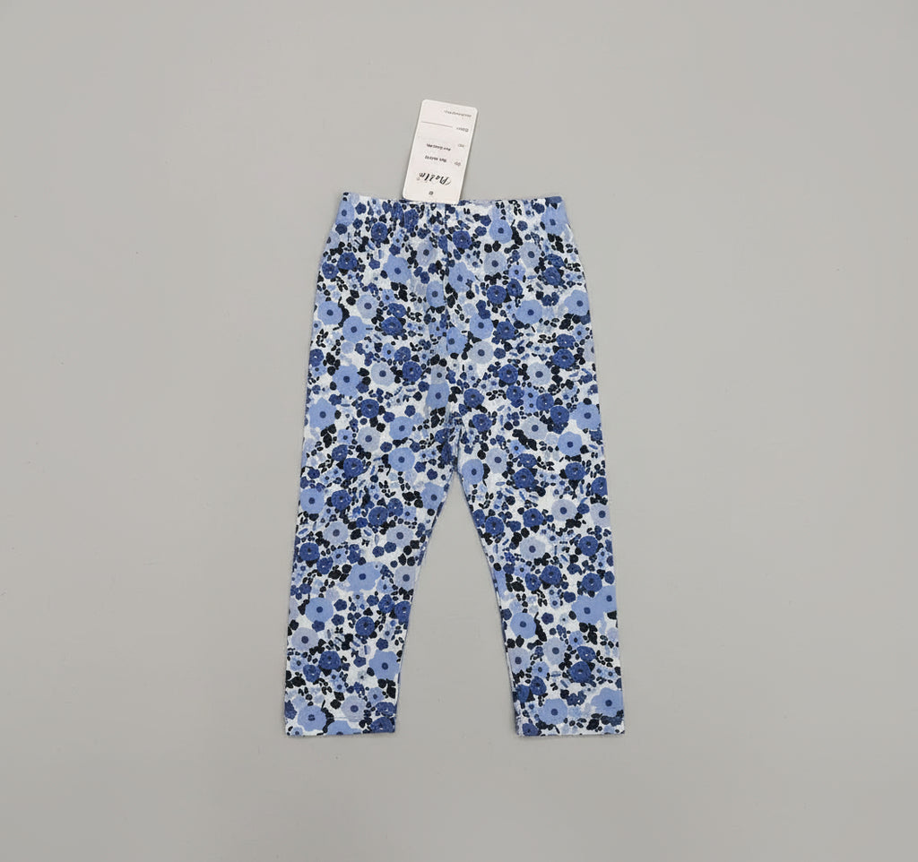 Floral Patterned Kids Girls Tights | Soft Cotton | Ages 6M–3Y