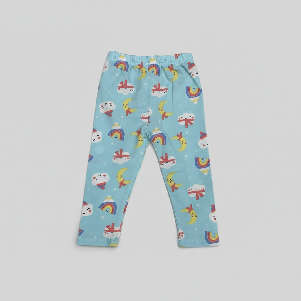 Girls Fantasy Sky Leggings | Soft Stretch Fit | Ages 6M–3Y
