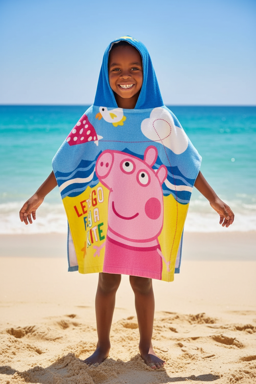 Kids Swimming Themed Towels | Quick Dry Soft Bath & Beach Towel for Boys