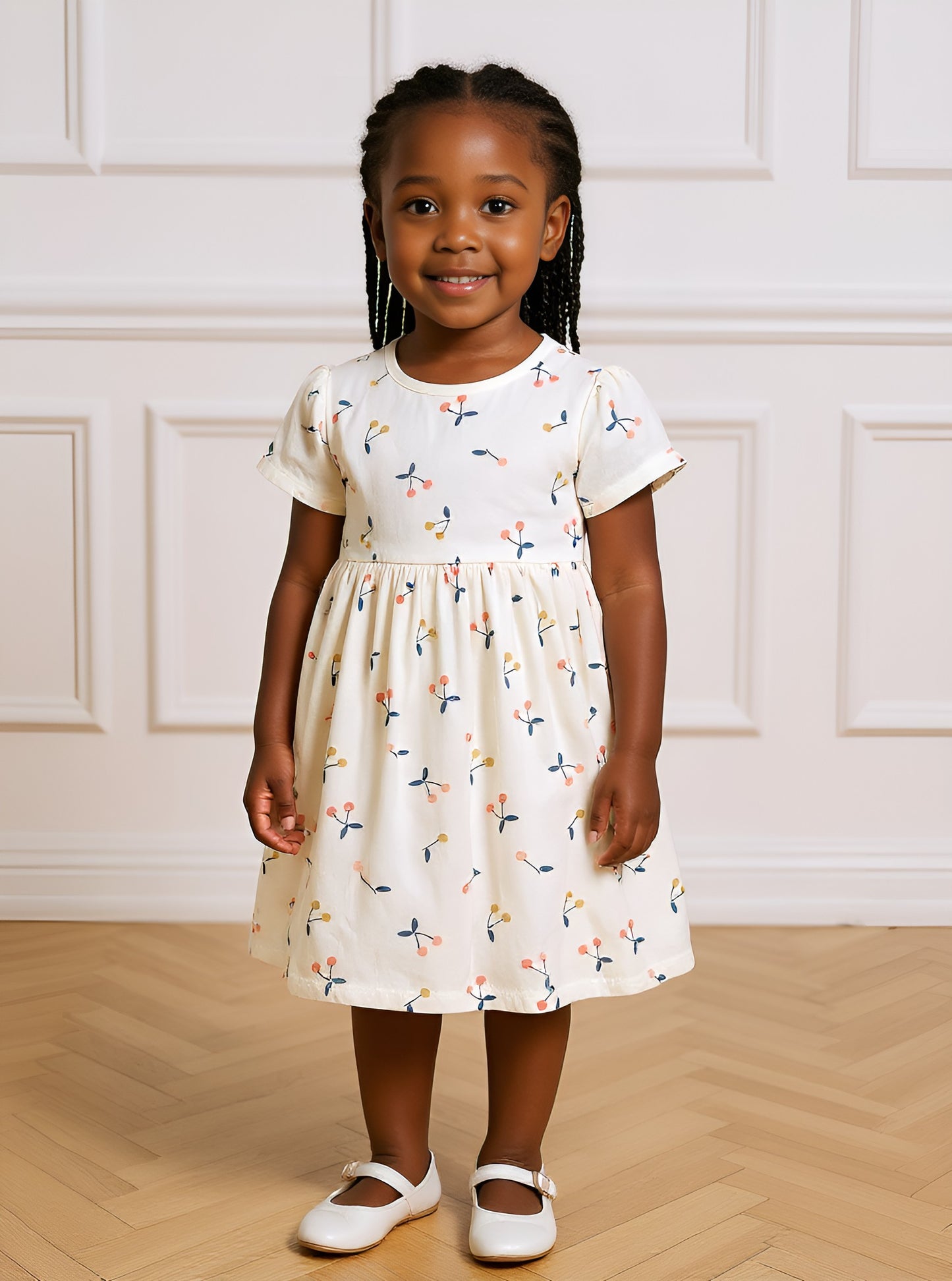 Girls Cotton Dress | Soft & Breathable | Stylish Everyday Wear