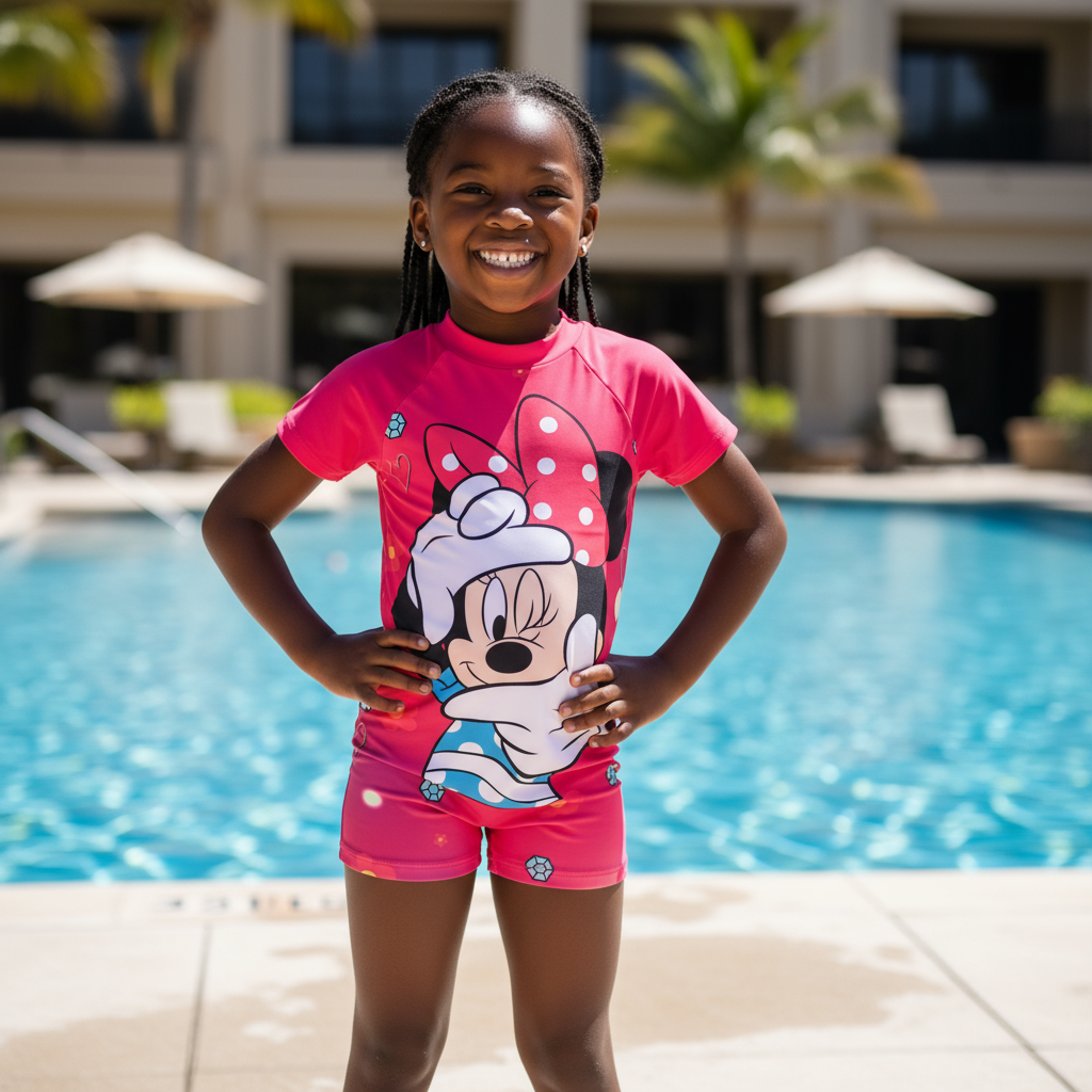 Girls’ Swimming Costumes |Mickey mouse| Comfortable & Stylish Swimwear