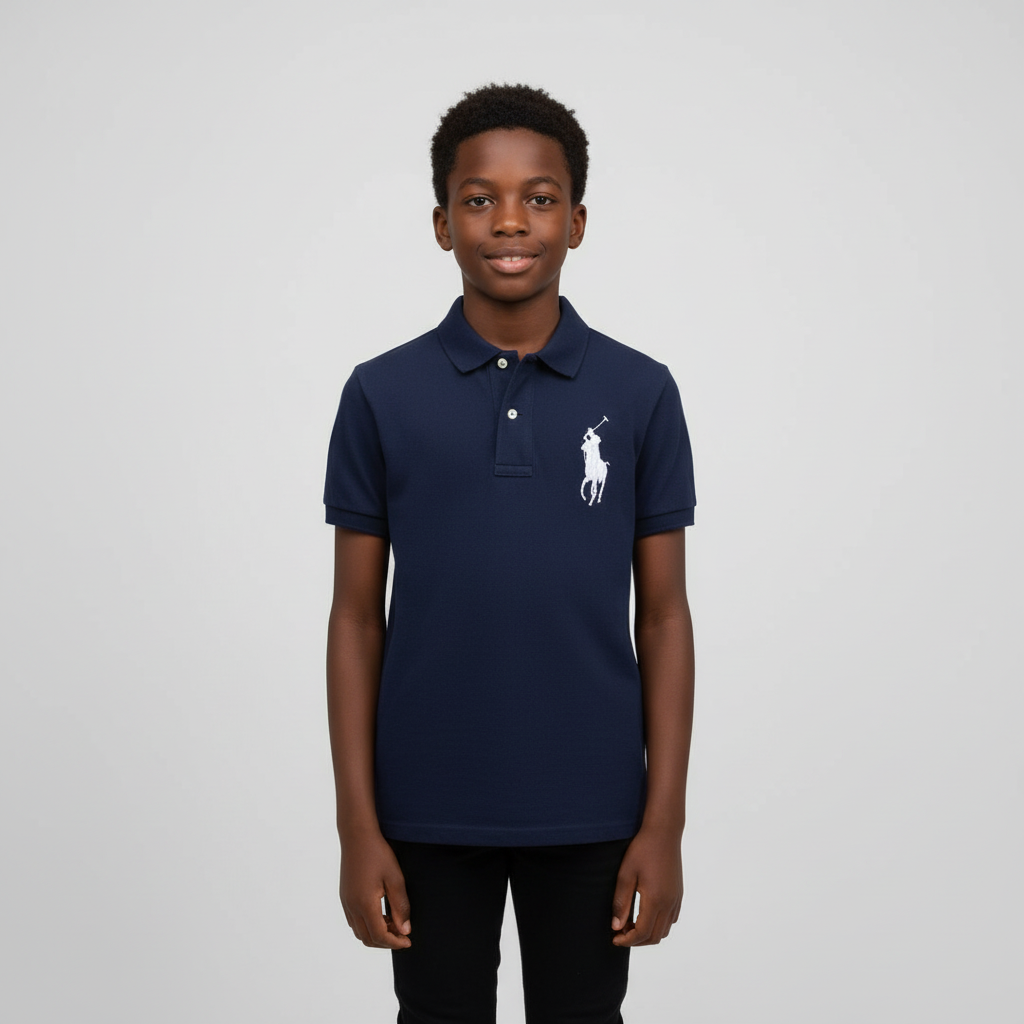 Big Boys polo T-shirt from ages 11 to 15  Comfortable and trendy 100% cotton