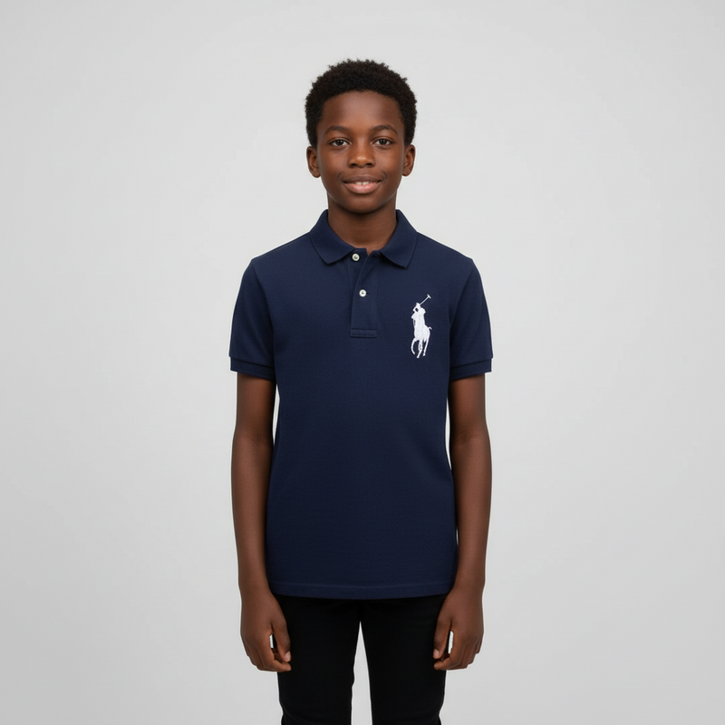 Big Boys polo T-shirt from ages 11 to 15  Comfortable and trendy 100% cotton