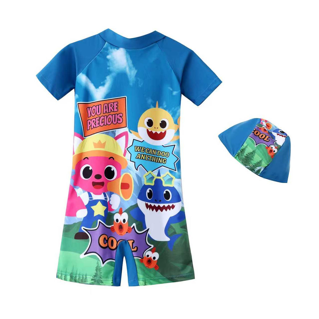 Baby shark Swimming Costume | Sizes S, M, L, 2XL | Fun & Comfortable Swimwear