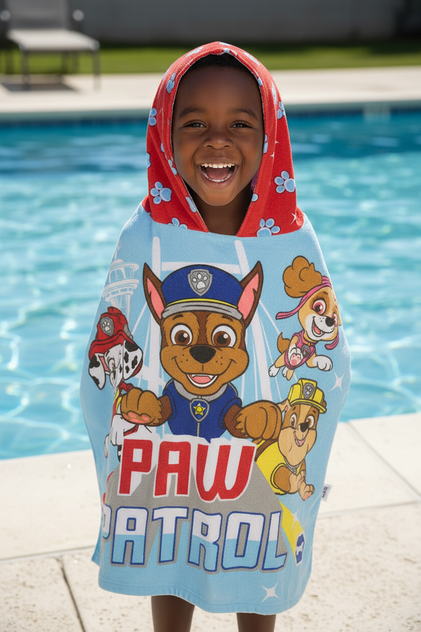 Kids Swimming Themed Towels | Quick Dry Soft Bath & Beach Towel for Boys