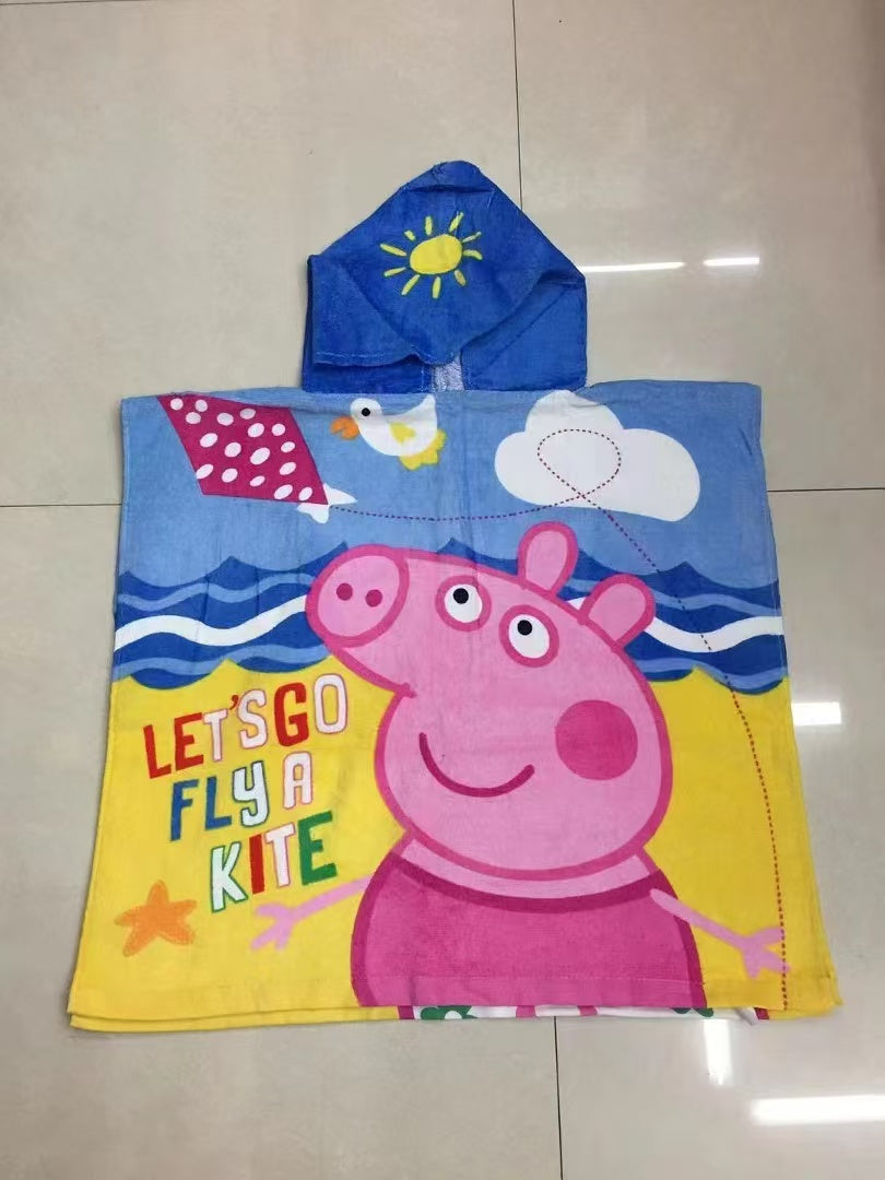 Kids Swimming Themed Towels | Quick Dry Soft Bath & Beach Towel for Boys