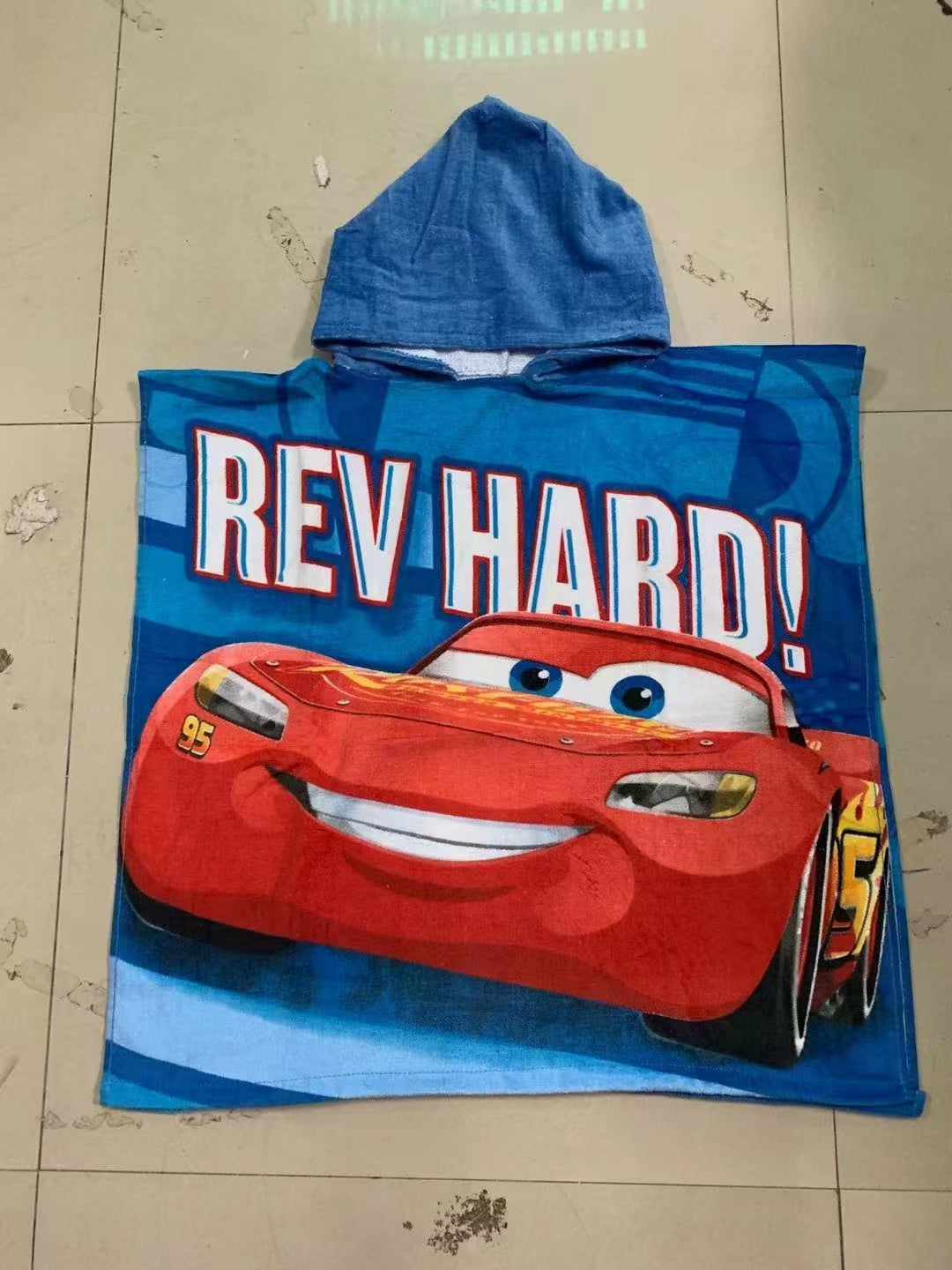 Kids Swimming Themed Towels | Quick Dry Soft Bath & Beach Towel for Boys