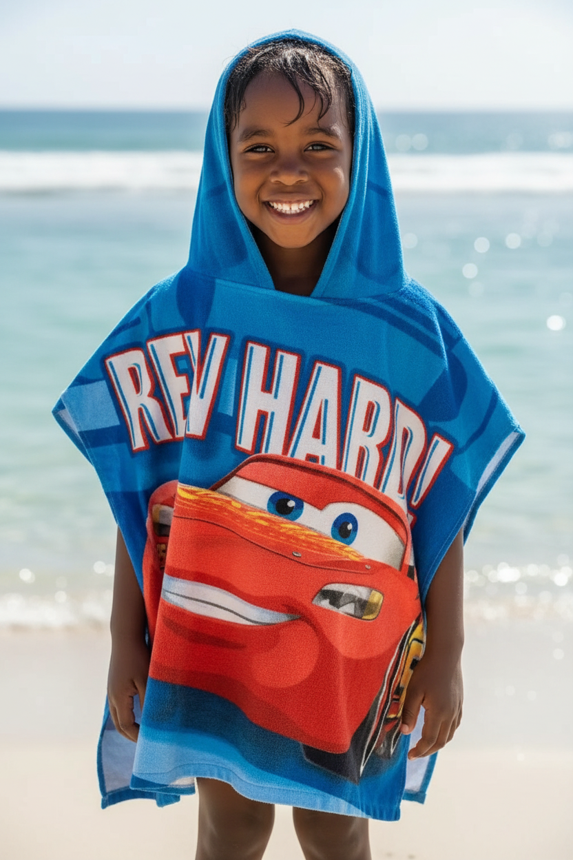 Kids Swimming Themed Towels | Quick Dry Soft Bath & Beach Towel for Boys