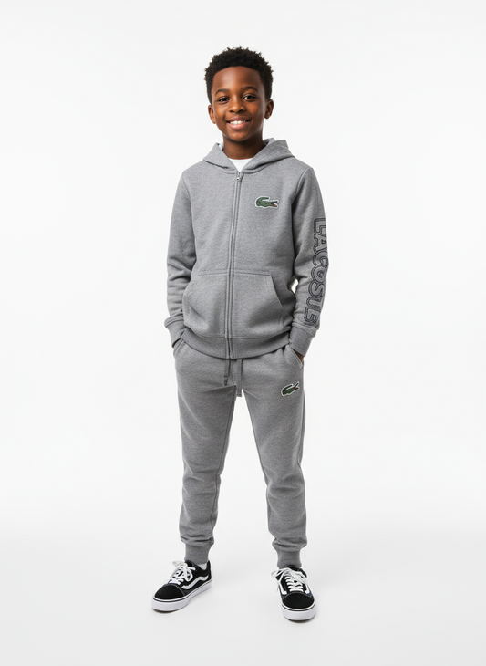 La Coste  High Quality Cotton Tracksuits for Kids – Full Set |Zip up  6-15yrs