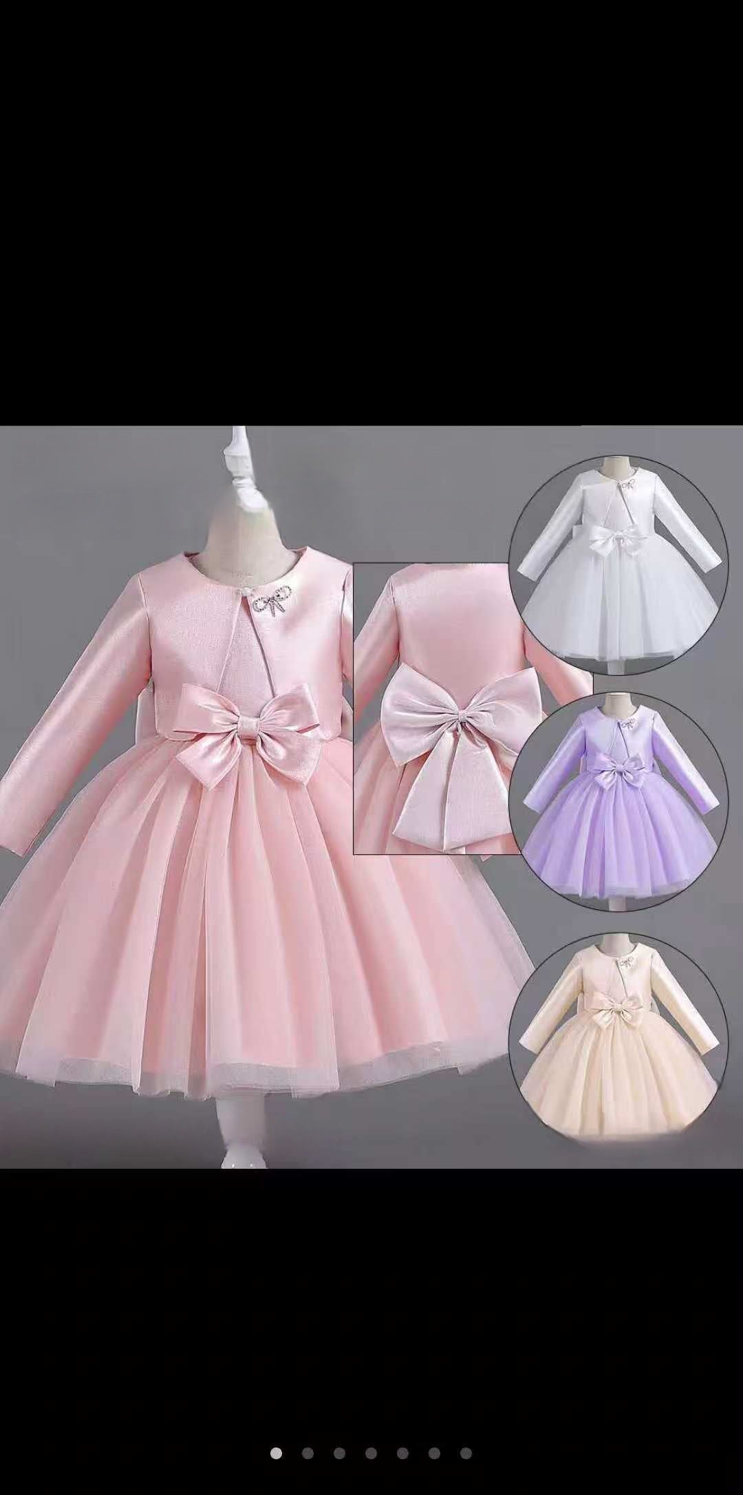 Girls long sleeve dress